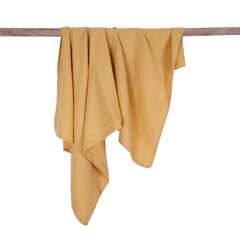Linane käterätik, vahvelkoes, kollane. hind ja info | Rätikud, saunalinad | kaup24.ee