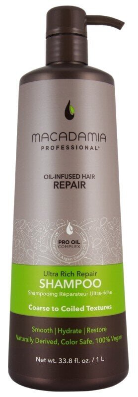 Macadamia Professional süvaniisutav šampoon 1000ml hind ja info | Šampoonid | kaup24.ee