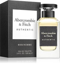 Abercrombie & Fitch Authentic EDT meestele 100 ml hind ja info | Meeste parfüümid | kaup24.ee