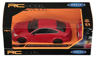 Raadio teel juhitav automudel Welly 1/24 Mercedes-Benz C63 Amg Coupe 12720 цена и информация | Игрушки для мальчиков | kaup24.ee