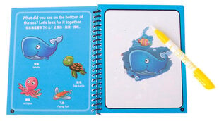 Книжка-раскраска с водяным маркером 12672 цена и информация | Принадлежности для рисования, лепки | kaup24.ee
