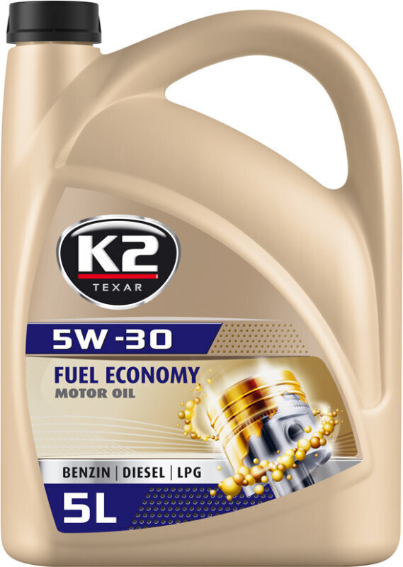 Mootoriõli K2 Fuel Economy 5W-30, 5 L hind ja info | Mootoriõlid | kaup24.ee