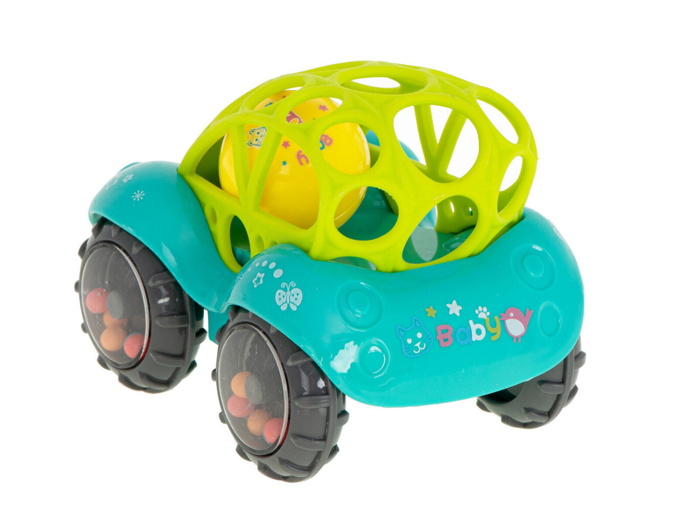 Kõristi, mänguauto palliga 12635 цена и информация | Imikute mänguasjad | kaup24.ee
