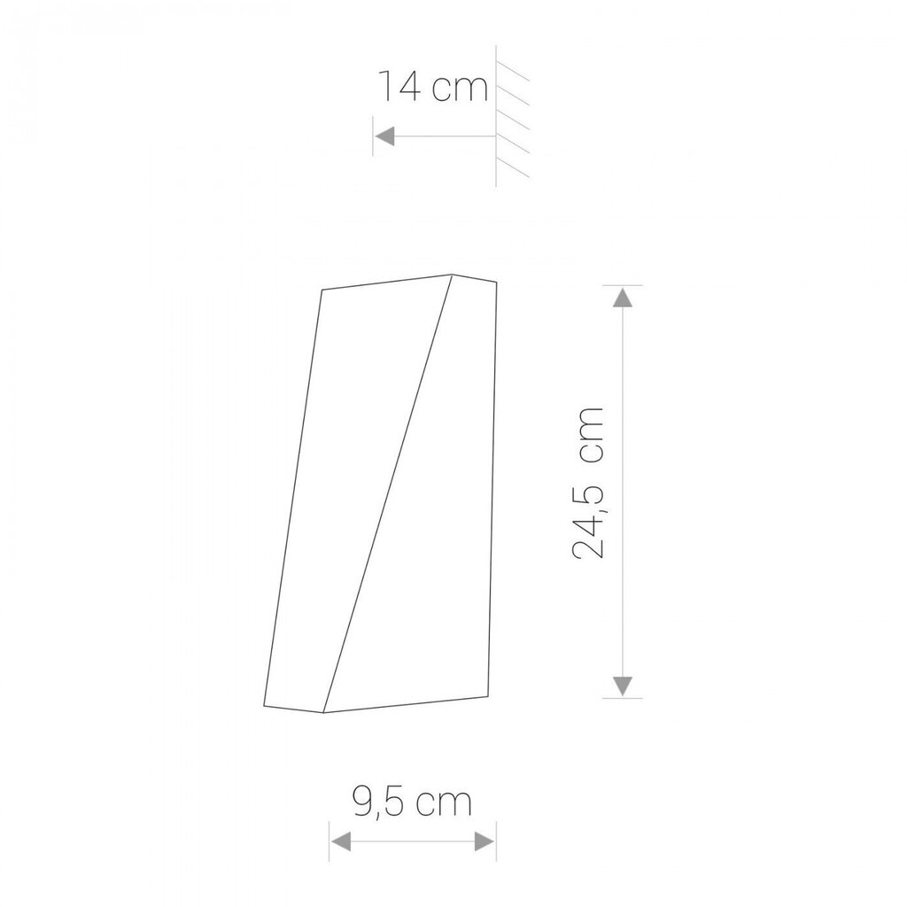 Nowodvorski Lighting seinavalgusti Narwik White 9702 цена и информация | Seinavalgustid | kaup24.ee