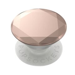 Popsocket PopGrip (Original) with Swappable top Collapsible Smartphone & Tablet PC Finger Grip Holder Metallic Diamond Rose Gold цена и информация | Аксессуары для телефонов | kaup24.ee