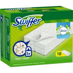 Ароматизированные салфетки Swiffer, сменный блок 18 шт. цена и информация | Тазик с ручками круглый 9л, серый | kaup24.ee