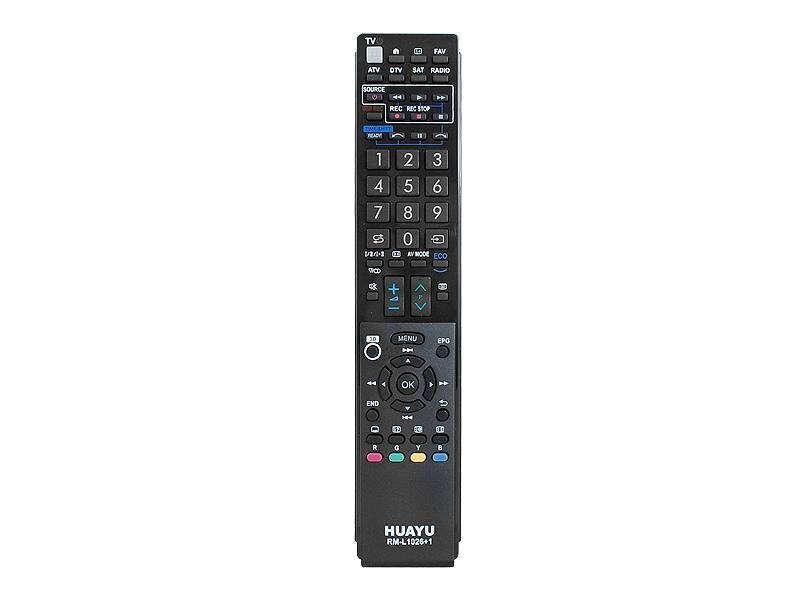 HQ LXP1026 Sharp TV remote control LCD / LED / RM-L1026 3D / Black цена и информация | Smart TV tarvikud | kaup24.ee