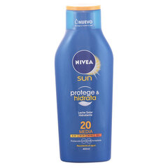 Päikesekaitsekreem Protege & Hydrate Nivea SPF 20, 400 ml hind ja info | Päikesekreemid | kaup24.ee