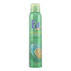 Spray-deodorant Caribbean lemon Fa, 200 ml hind ja info | Deodorandid | kaup24.ee