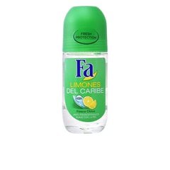 Palldeodorant Caribbean lemon Fa, 50 ml hind ja info | Deodorandid | kaup24.ee