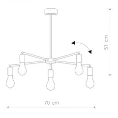 Nowodvorski Lighting rippvalgusti Sticks V B 9735 цена и информация | Люстры | kaup24.ee