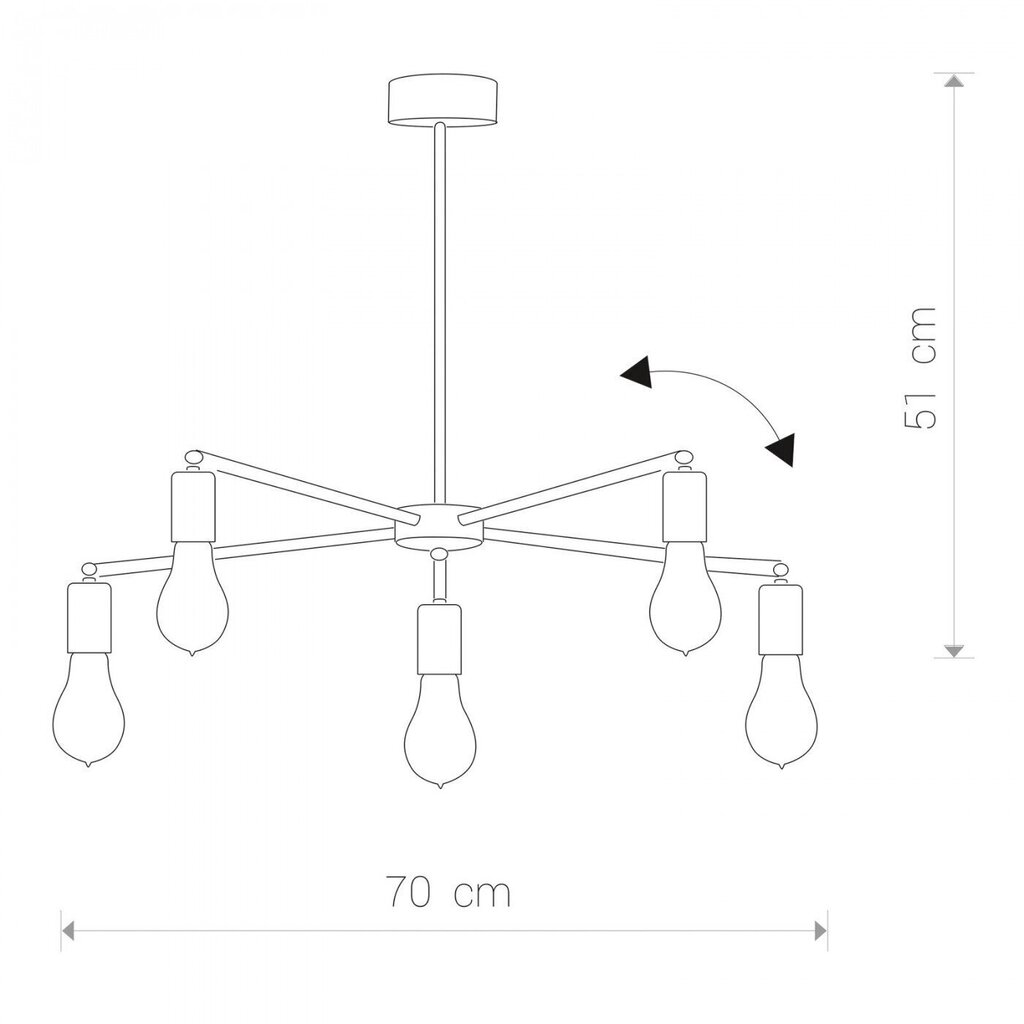 Nowodvorski Lighting rippvalgusti Sticks V B 9735 цена и информация | Rippvalgustid | kaup24.ee