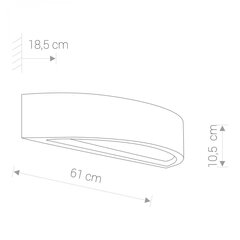 Nowodvorski Lighting seinavalgusti Arch M 9720 hind ja info | Seinavalgustid | kaup24.ee