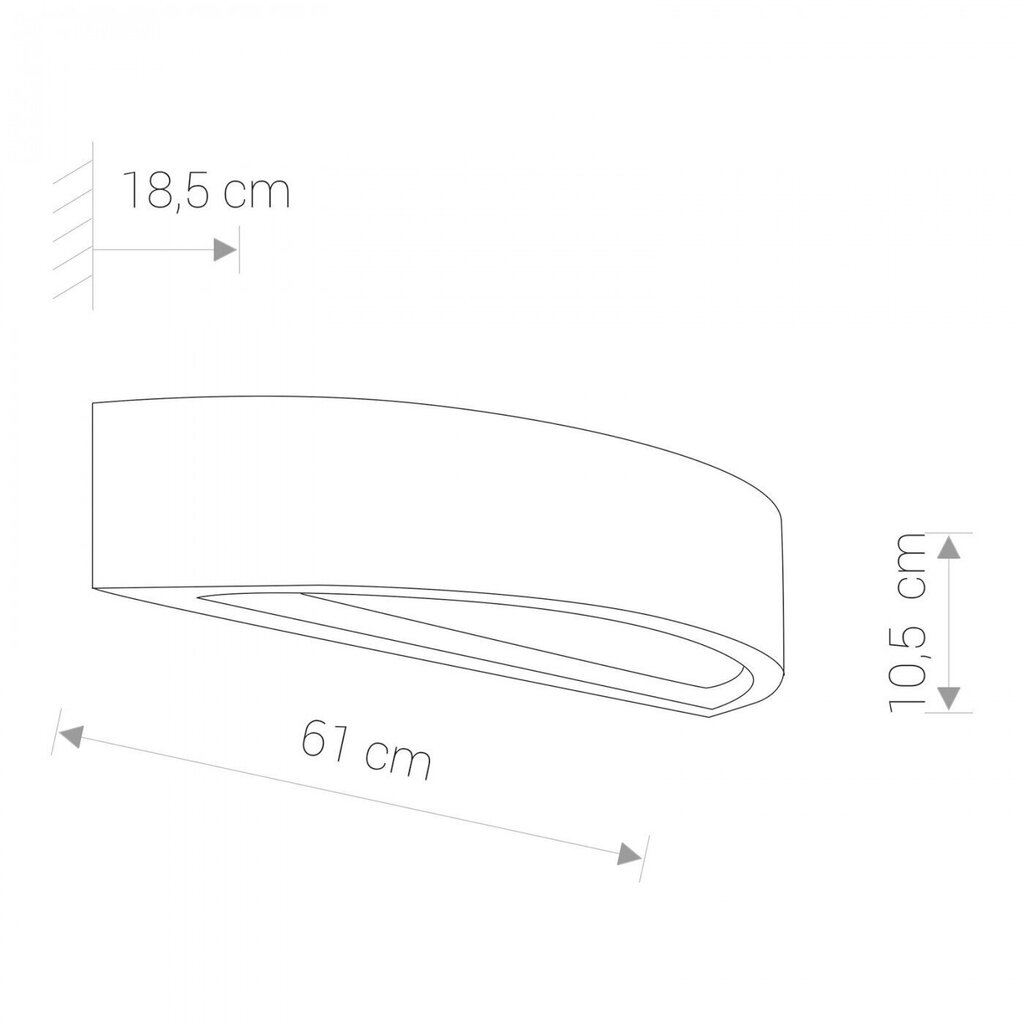 Nowodvorski Lighting seinavalgusti Arch M 9720 цена и информация | Seinavalgustid | kaup24.ee