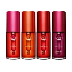 Блеск для губ Clarins Water Lip Stain 03 Water Red, 7 мл цена и информация | Помады, бальзамы, блеск для губ | kaup24.ee