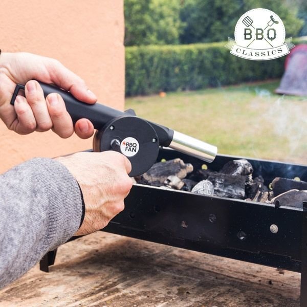 Käsiventilaator grillile BBQ Fan цена и информация | Tarvikud kaminatele ja ahjudele | kaup24.ee