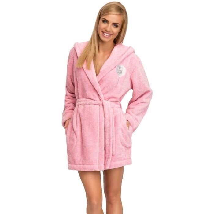 Naiste hommikumantel L&L Poppy mini, roosa hind ja info | Naiste hommikumantlid | kaup24.ee