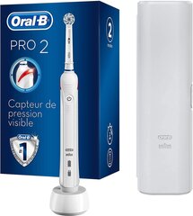 Oral-B Pro 2 2500 White цена и информация | Электрические зубные щетки | kaup24.ee
