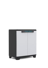 Kapp Linear Base Cabinet, must/hall/tumesinine цена и информация | Комоды | kaup24.ee