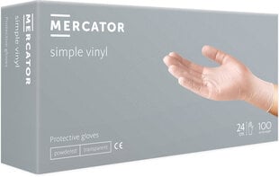 Puudrivabad vinüülkindad Mercator VINYLEX-PF XL 1000 tk. hind ja info | Esmaabi | kaup24.ee