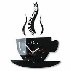 Часы настенные "Кружка кофе" цена и информация | Часы | kaup24.ee