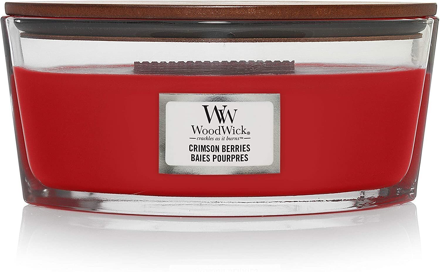 WoodWick lõhnaküünal Crimson Berries, 453,6 g цена и информация | Küünlad, küünlajalad | kaup24.ee