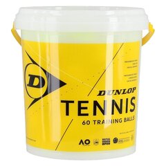 Теннисный мяч Dunlop TRAINING pressure-less 60-bucket цена и информация | Товары для большого тенниса | kaup24.ee