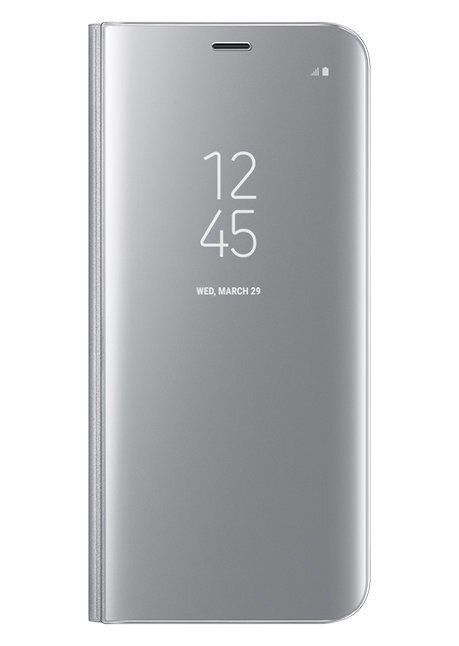 SAMSUNG CLEAR VIEW STANDING COVER S8+ SILVER цена и информация | Telefoni kaaned, ümbrised | kaup24.ee