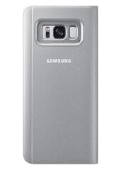 SAMSUNG CLEAR VIEW STANDING COVER S8+ SILVER hind ja info | Telefoni kaaned, ümbrised | kaup24.ee