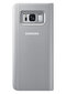 Kaitseümbris Clear View sobib Samsung Galaxy S8 G950, Hõbedane hind ja info | Telefoni kaaned, ümbrised | kaup24.ee