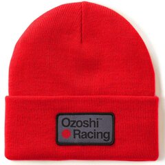 Punane unisex müts Ozoshi Heiko Cuffed OWH20CFB004 hind ja info | Naiste mütsid ja peapaelad | kaup24.ee