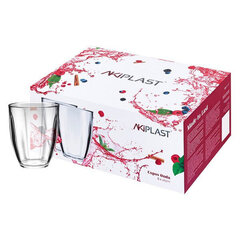 Klaaside komplekt Akiplast läbipaistev (6 tk) hind ja info | Klaasid, tassid ja kannud | kaup24.ee