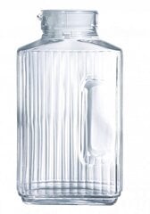 Стеклянная бутылка Luminarc Quadro, 2 л цена и информация | Стаканы, фужеры, кувшины | kaup24.ee