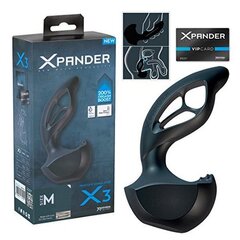 Xpander X3 Silicone Noir silikoonist eesnäärme masseerija Joydivision Xpander X3 Must hind ja info | Anaallelud | kaup24.ee