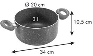 Tescoma Manico Rosso pott, ø 20 cm, 3 l hind ja info | Potid ja kiirkeedupotid | kaup24.ee