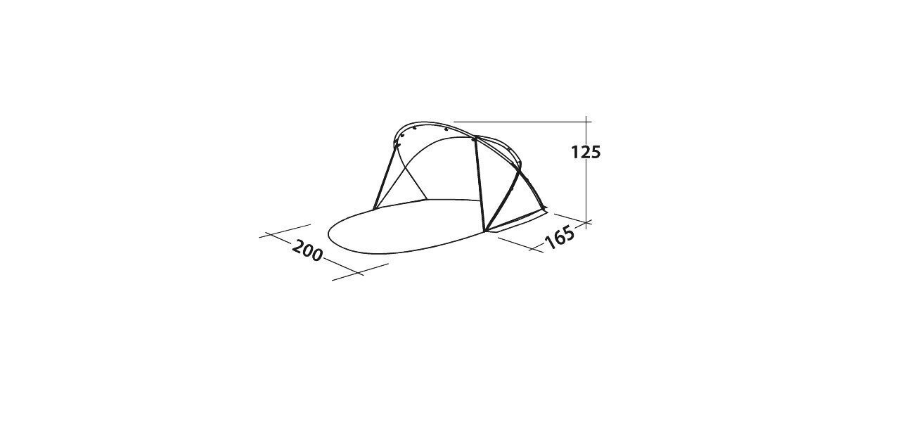 Rannatelk Easy Camp Shell hind ja info | Telgid | kaup24.ee