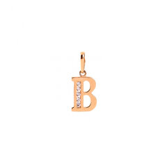 Золотой кулон буква «B» ZKJP62887-CZ-B цена и информация | Украшения на шею | kaup24.ee