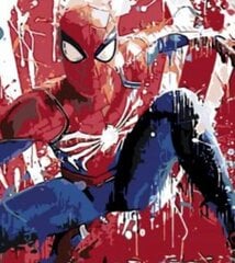 Maalid numbrite järgi "Spiderman" 40 x 50 G hind ja info | Maalid numbri järgi | kaup24.ee