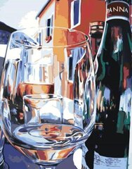 Maalid numbrite järgi "A glass of water" 40 x 50 G hind ja info | Maalid numbri järgi | kaup24.ee