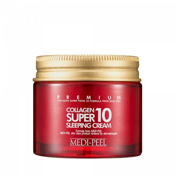 Kollageenne öönäokreem Medi-peel collagen super10 sleeping cream, 70ml hind ja info | Näokreemid | kaup24.ee