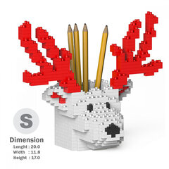 Конструктор Jekca, ST17PC02-M02, Подставка под Kарандаши - Олень, 420 шт. цена и информация | Конструкторы и кубики | kaup24.ee