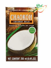 Kookospiim 18%, Chaokoh, 250ml hind ja info | Piimatooted | kaup24.ee