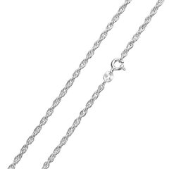 Цепочка из серебра 925 пробы с классическим дизайном, код ah8rope24l AH8ROPE24L70 CM цена и информация | Украшения на шею | kaup24.ee