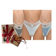 Hunkemoller aluspüksid komplekt L, XL цена и информация | набор из 3 хлопковых женских трусиков с рисунком | kaup24.ee