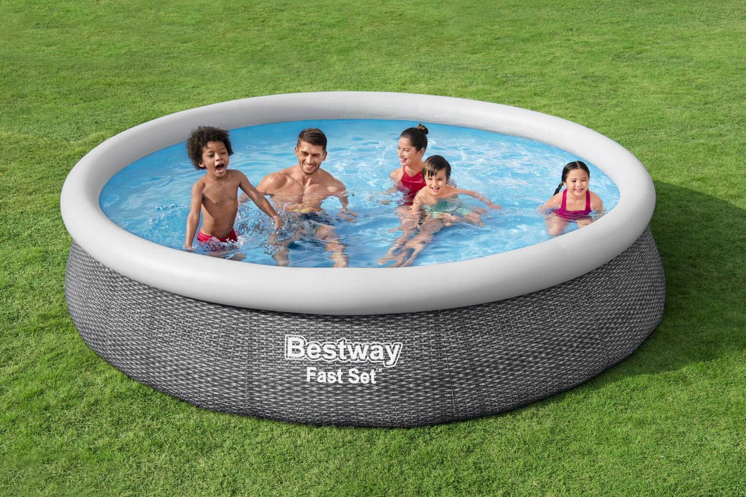 Bassein Bestway Fast Set, 366x76 cm, ilma filtrita hind ja info | Basseinid | kaup24.ee