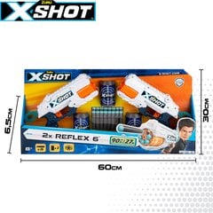 Mängupüstoli komplekt Xshot 2xReflex 6, 36434 hind ja info | Poiste mänguasjad | kaup24.ee