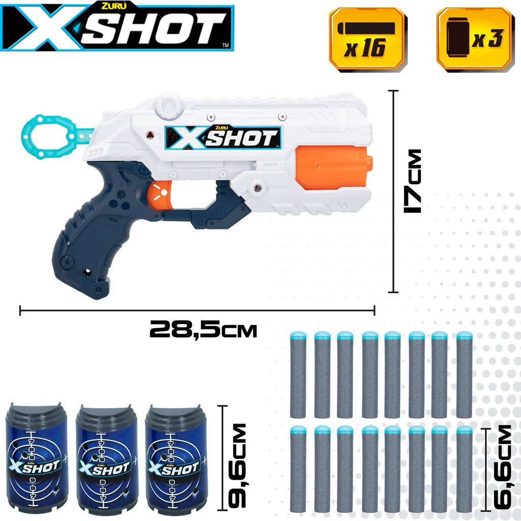 Mängupüstoli komplekt Xshot 2xReflex 6, 36434 цена и информация | Poiste mänguasjad | kaup24.ee