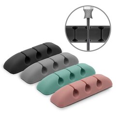 Ringke set 4x silicone self-adhesive cable organizer organizer cable clip holder multicolour (ACOR0001) цена и информация | Аксессуары для телефонов | kaup24.ee