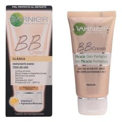 Увлажняющий крем с эффектом макияжа Skin Naturals Bb Cream Garnier цена и информация | Пудры, базы под макияж | kaup24.ee