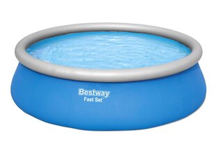 Бассейн Bestway Fast Set, 457x122 см, с фильтром цена и информация | Бассейны | kaup24.ee